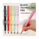 Rangwell 4Pcs Multicolor Inkless Pencils Eternal, Everlasting Pencil with Eraser,Unlimited Writing, Reusable Infinity Pencil, NO-Sharpening Pencils