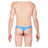 La Intimo Nylon Mens Thongs ( Blue ) - M