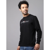 Rodamo Men Black Printed Sweatshirt