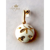 Azayaa World Gold Western Round Earring