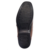 KHADIM Slip On Genuine Leather Tan Formal Shoes - None