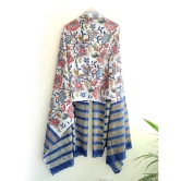 Baagru Hand Block Printed Cotton Mulmul Dupatta 115X225 Cm