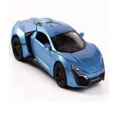 Lykan Hyper Sport Diecast Metal 1:32 Exclusive Alloy Metal Pull Back Die-cast Car Pullback Toy car with Openable Doors & Light, Music Boys Gifts Toys for Kids?Colors as Per Stock? - Multicol