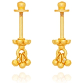 Drashti Collection Golden EarCuff Earrings ( Pack of 2 ) - Golden