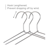 Handa - Stainless Steel Standard Clothes Hangers ( Pack of 6 )