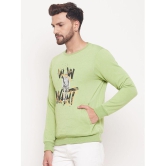 Lycos - Sea Green Fleece Regular Fit Men's Sweatshirt ( Pack of 1 ) - None