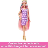 Unleash Your Creativity: Barbie Fun & Fancy Hair Doll with Extra-Long Colorful Blonde Hair and Styling Accessories