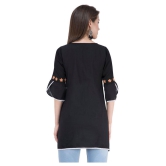 SAAKAA Rayon Regular Tops - Black - XS