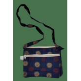 Nirjhari Crafts Handmade 100% Cotton Utility Bag cum Purse