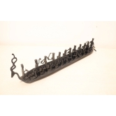 Boat Wrought Iron Black Colour Big Size