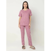 Smarty Pants Pink Cotton Womens Nightwear Nightsuit Sets ( Pack of 1 ) - None