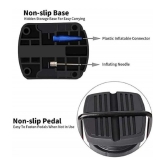 Portable Bike Air Pump Cycle Foot Pump Foot Activated with Pressure Gauge Floor Bikes Pump & Cycle Pump Tire Pump