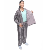 Goodluck Polyester Raincoat Set - Grey - None