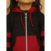 MINI & MING Girls Solid Hooded Sweatshirt