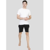 Zeffit - Black Cotton Blend Mens Shorts ( Pack of 2 ) - None