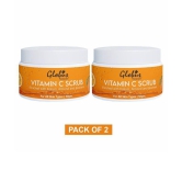 Globus Naturals Vitamin-C Brightening Facial Scrub 50 gm Pack of 2