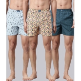 Joven Multi Boxer Shorts Cotton Mens Boxer- ( Pack of 3 ) - None