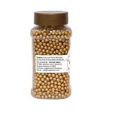 foodfrillz Golden Balls (125 g) Golden Dragees | Decorative Balls for cake d?cor