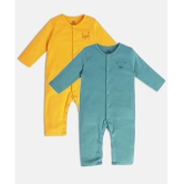 MINI KLUB - Multi Color Cotton Rompers For Baby Boy ( Pack of 1 ) - None