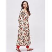 Tissu - Cream Rayon Women's A-line Kurti ( Pack of 1 ) - None