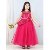 Toy Balloon Kids Magenta Net Girls Gown ( Pack of 1 ) - None