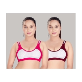 HAYA Multicolor Cotton Non Padded Womens Everyday Bra ( Pack of 2 ) - None