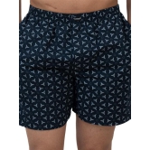 Printed Pure Cotton Boxer Bxr_1005_Navy Blue-S