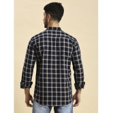 HJ HASASI 100% Cotton Slim Fit Checks Full Sleeves Mens Casual Shirt - Navy ( Pack of 1 ) - None