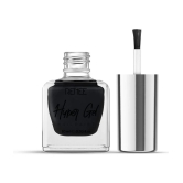 RENEE Hyper Gel Nail Paint- Onyx Black, Quick Drying, Glossy Finish, 10ml