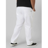 Urbano Plus Regular Fit Washed Mens Jeans - White ( Pack of 1 ) - None