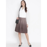 Oxolloxo Woman Brown Woolen Skirt