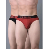 Dollar Bigboss Assorted Solid Cotton Blend Men Brief (Pack of 2) - None