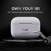 boAt Airdopes 161 | Wireless Earbuds with Massive Playback of upto 40 Hours, IPX5 Water & Sweat Resistance, IWP Technology, Type C Interface Pearl White