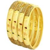 Bhagya Lakshmi - Gold Bangle Set ( Pack of 1 ) - None