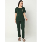 Smarty Pants Green Cotton Women's Nightwear Nightsuit Sets ( Pack of 1 ) - None