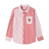 Cub McPaws Boys Striped Casual Multicolor Shirt - None