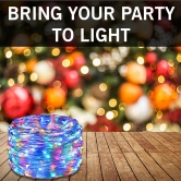 Solar Decorative Led Lights For Home 100 Led Multicolor - Epyz