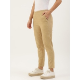 Women Slim Fit Cropped Cotton Trouser