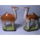 Peengan  Vintage Ceramic Camel Figurines - Set of 2