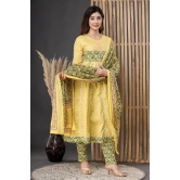 Fashionable Women Kurti Dupatta Set-L / Yellow