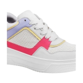 Shoetopia White Womens Sneakers - None