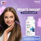 GNC Biotin 10,000mcg 60 Tablets