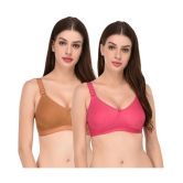 Elina Cotton T-Shirt Bra - Multi Color - 32D