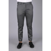 MANCREW - Grey Viscose Slim - Fit Men's Formal Pants ( Pack of 1 ) - 36, Grey