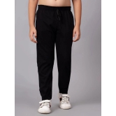 Diaz Black Cotton Blend Boys Trackpant ( Pack of 1 ) - None