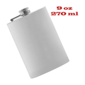 JMALL Steel Hip Flask - Silver