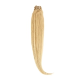 RefynHair - 100% Straight Sew in Human Hair Extensions Real Human Hair | Weft Extensions 24 Inch 100 Gr | Blonde, Premium Remy, Natural Straight | High-Quality, Seamless Integration, Hand Tied