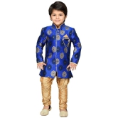 AJ Dezines Boys Indo Western Sherwani Suit for Kids - None