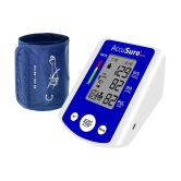 AccuSure Blood Pressure Monitor Automatic Digital Display And Adjustable Arm-Cuff - 2 Years Warranty