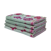 Gahoifab Set of 4 Hand Towel Green 16x26 - Green